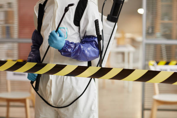 Professional Drug Lab Cleanup technician working in Burlington, IN